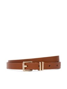 Tommy Hilfiger Pasek Th Square 1.5 AW0AW18693 Brązowy. Brązowe paski TOMMY HILFIGER, bez wzorów, ze skóry. Za 189,99 zł.