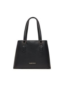 Valentino Torebka Brixton VBS7LX01 Czarny. Czarne torebki klasyczne Valentino, bez wzorów, ze skóry, bez dodatków. Za 449,99 zł.