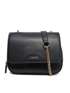 Liu Jo Torebka Ecs Xs Crossbody AA5220 E0015 Czarny. Czarne listonoszki Liu Jo, bez wzorów, ze skóry, bez dodatków. Za 329,99 zł.