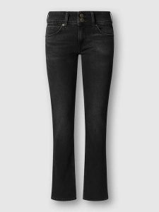 Pepe Jeans Dżinsy "Venus" - Slim fit - w kolorze czarnym rozmiar: W28/L30. Czarne jeansy Pepe Jeans, z aplikacjami, z jeansu. Za 217,99 zł.