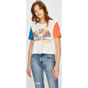Wrangler - Top. T-shirty marki Wrangler. W wyprzedaży za 49,90 zł.
