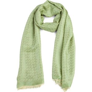 Szal LIU JO - Stola Logo Jacquard N19293 T0300 Wasabi 75923. Szaliki marki Liu Jo. Za 299,00 zł.