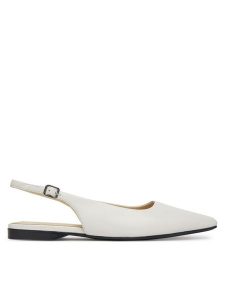 Vagabond Shoemakers Sandały Delia 5907-201-01 Biały. Białe sandały Vagabond Shoemakers, bez wzorów, ze skóry, bez obcasa, na płaskiej podeszwie, bez zapięcia. Za 279,99 zł.