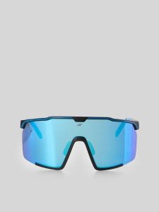 4F Okulary przeciwsłoneczne z lustrzaną powłoką - niebieskie Uniwersalny. Niebieskie okulary przeciwsłoneczne 4f. Za 199,99 zł.