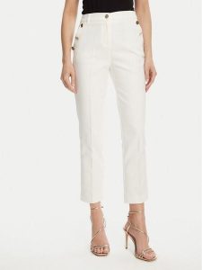 Morgan Chinosy 251-PKY.F Biały Slim Fit. Białe chinosy Morgan, bez wzorów, z bawełny. Za 209,99 zł.