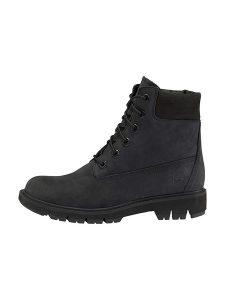 Timberland Skórzane buty trekkingowe "Lucia" w kolorze czarnym rozmiar: 38,5. Czarne buty trekkingowe Timberland, z nubiku, bez zapięcia. Za 461,21 zł.