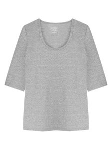 Claesens Koszulka w kolorze szarym rozmiar: L. Szare bluzki Claesens, l, bez wzorów, z bawełny, bez kołnierzyka, bez ramiączek. Za 48,05 zł.