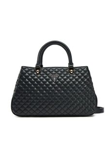 Guess Torebka HWEQG9 54106 Czarny. Czarne torebki klasyczne Guess, z aplikacjami, ze skóry, bez dodatków. Za 399,99 zł.