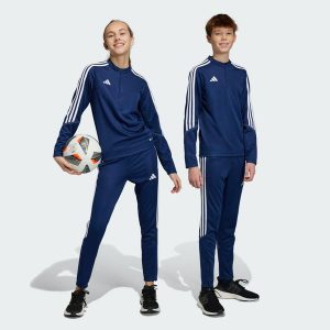 Tiro 23 Club Training Pants. Białe spodnie dresowe ADIDAS, bez wzorów, z dresówki. Za 110,99 zł.