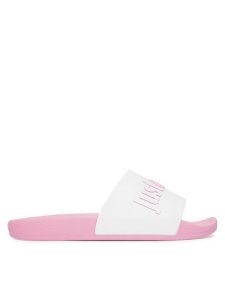 Just Cavalli Klapki 80RA3SZ1 ZSE50 Różowy. Czerwone klapki Just Cavalli, bez wzorów, z syntetyku, bez obcasa. Za 329,99 zł.