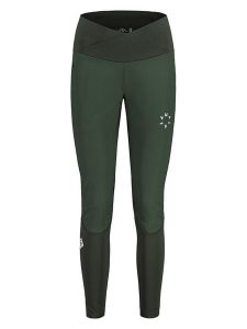 Maloja Legginsy funkcyjne "ArayaM" w kolorze zielonym rozmiar: M. Zielone legginsy Maloja, m, bez wzorów, z materiału, outdoorowe. Za 232,78 zł.