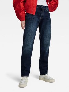 G-Star Dżinsy - Boyfriend fit - w kolorze granatowym rozmiar: W25/L30. Niebieskie jeansy G-Star, z aplikacjami. Za 201,55 zł.