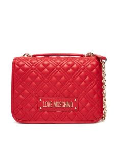 LOVE MOSCHINO Torebka JC4000PP0NLA0500 Czerwony. Czerwone torebki klasyczne LOVE MOSCHINO, bez wzorów, ze skóry, bez dodatków. Za 649,99 zł.