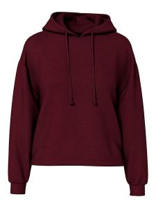 Pieces Sweter "Chilli" w kolorze ciemnoczerwonym rozmiar: XS. Czerwone swetry oversize Pieces, xs, bez wzorów, bez ramiączek. Za 57,06 zł.