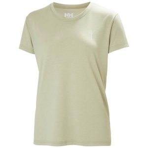 T-shirt damski Helly Hansen Skog graphic. Zielone t-shirty Helly Hansen, bez wzorów, bez kołnierzyka, bez ramiączek. Za 231,00 zł.