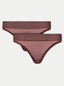 Triumph Komplet fig Tempting Sheer 10218591 Brązowy. Brązowe komplety bielizny Triumph, bez wzorów, z syntetyku. Za 49,99 zł.