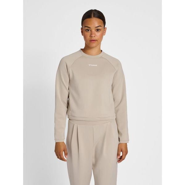 Damska krótka bluza Hummel MT Kalu. Szare bluzy Hummel, bez wzorów, bez kaptura. W wyprzedaży za 193,00 zł.