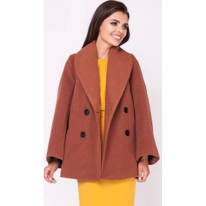 Płaszcz w kolorze brązowym. Brązowe płaszcze marki Moda w jesiennych kolorach. W wyprzedaży za 169,95 zł.