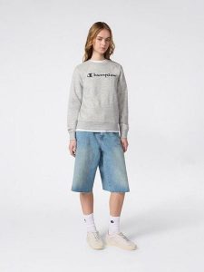 Champion Bluza w kolorze szarym rozmiar: L. Szare bluzy Champion, l, bez wzorów, z bawełny, bez kaptura. Za 110,04 zł.