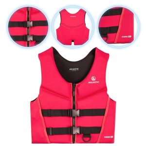 Kamizelka asekuracyjna AQUASTIC Omni 50N neoprenowa. Kamizelki AQUASTIC, m, bez wzorów, z neoprenu, bez kołnierzyka, bez ramiączek, bez kaptura. Za 239,99 zł.