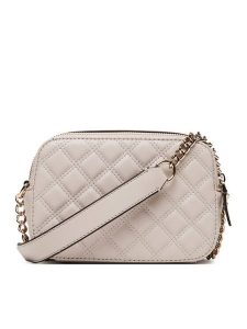 Guess Torebka Giully II HWQG96 73140 Beżowy. Brązowe torebki klasyczne Guess, z aplikacjami, ze skóry, bez dodatków. Za 419,99 zł.