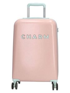 Charm Walizka w kolorze jasnoróżowym - 36 x 55 x 20,5 cm rozmiar: onesize. Różowe walizki Charm, bez wzorów, z materiału. Za 217,99 zł.
