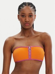 Seafolly Góra od bikini Beach Bound 30467-072 Pomarańczowy. Brązowe bikini Seafolly, bez wzorów, z syntetyku. Za 309,99 zł.