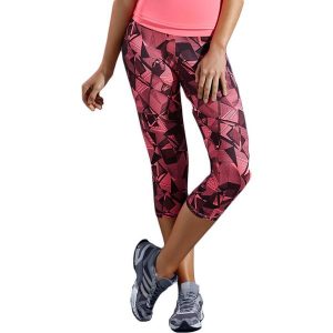 Legginsy w kolorze różowym ze wzorem. Legginsy marki Haby, Mr Gugu Ms Go. W wyprzedaży za 64,95 zł.