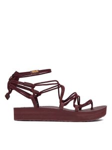 Teva Sandały Midform Infinity 1127890 Bordowy. Czerwone sandały Teva, bez wzorów, z materiału, bez obcasa, na płaskiej podeszwie, bez zapięcia. Za 299,99 zł.