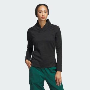 Koszulka Ultimate365 COLD.RDY Crossover Mock. Czarne bluzki ADIDAS, s, bez wzorów, z materiału, sportowe, bez kołnierzyka, bez ramiączek. Za 349,00 zł.