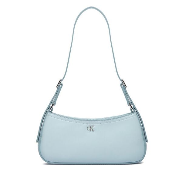 Torebka Calvin Klein. Niebieskie torebki klasyczne Calvin Klein, bez wzorów, bez dodatków. Za 339,99 zł.