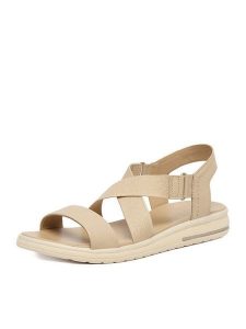 Lasocki Sandały CEO-WI23-MALTA-01 Beżowy. Brązowe sandały Lasocki, bez wzorów, ze skóry, bez obcasa, na płaskiej podeszwie, bez zapięcia. Za 149,99 zł.