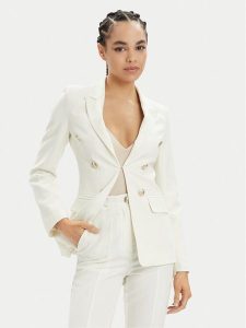 Marciano Guess Marynarka Martina 4GGN14 7158A Écru Blazer Fit. Marynarki i żakiety Marciano Guess, z aplikacjami, z lyocellu. Za 579,99 zł.