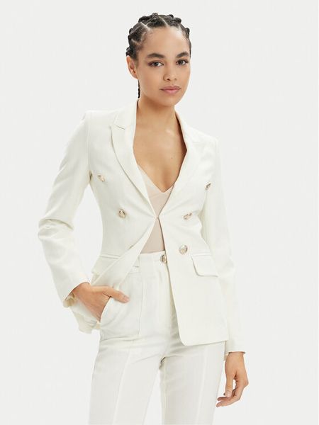 Marciano Guess Marynarka Martina 4GGN14 7158A Écru Blazer Fit. Marynarki i żakiety Marciano Guess, z aplikacjami, z lyocellu. Za 579,99 zł.