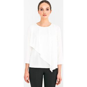 Bluzka w kolorze białym. Bluzki marki Far Far Fashion. W wyprzedaży za 79,95 zł.
