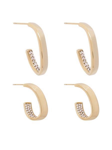 Guess Kolczyki JUBE06 434JW Złoty. Żółte kolczyki Guess, ze stali. Za 299,99 zł.