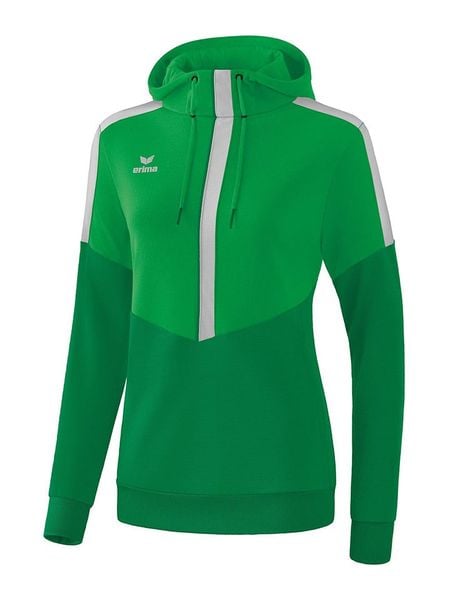 Erima Bluza "Squad" w kolorze zielonym rozmiar: 34. Zielone bluzy Erima, bez wzorów, z kapturem. Za 92,45 zł.