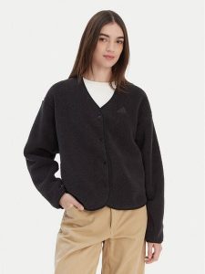 Adidas Kardigan Future Icons 3-Stripes KB5233 Czarny Loose Fit. Czarne kardigany ADIDAS, z syntetyku. Za 219,99 zł.