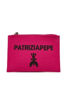 Patrizia Pepe Torebka 2Q0023/K264-R458 Różowy. Czerwone torebki klasyczne Patrizia Pepe, bez wzorów, z materiału, bez dodatków. Za 229,99 zł.