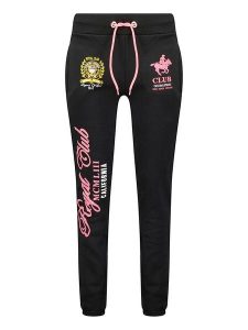 Geographical Norway Spodnie dresowe "Manille" w kolorze czarnym rozmiar: L. Czarne spodnie dresowe Geographical Norway, l, bez wzorów, z bawełny. Za 92,45 zł.