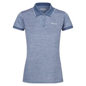 Damska Koszulka Polo Remex II. Niebieskie bluzki Regatta, bez wzorów, sportowe, bez kołnierzyka, bez ramiączek. Za 47,99 zł.