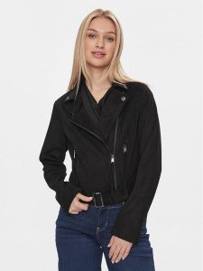 Guess Kurtka przejściowa Celeste W4RL10 WFWQ0 Czarny Regular Fit. Czarne kurtki Guess, xs, z aplikacjami, z syntetyku, bez kaptura. Za 569,99 zł.