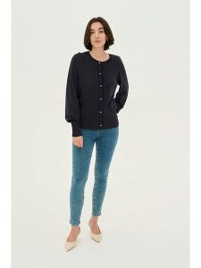 CULTURE Kardigan w kolorze granatowym rozmiar: XS. Niebieskie kardigany Culture. Za 104,99 zł.