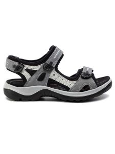 ECCO Sandały Offroad 06956302244 Szary. Szare buty trekkingowe ecco, z nubiku, bez zapięcia. Za 459,99 zł.