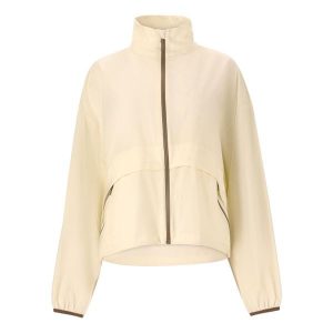 Damska kurtka wodoodporna Athlecia Narros. Białe kurtki Athlecia, bez wzorów, bez kaptura. Za 197,00 zł.