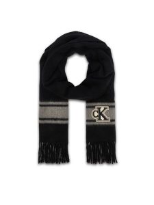 Calvin Klein Szalik LV04F8101G Czarny. Czarne rękawiczki Calvin Klein, bez wzorów, z wełny. Za 329,99 zł.