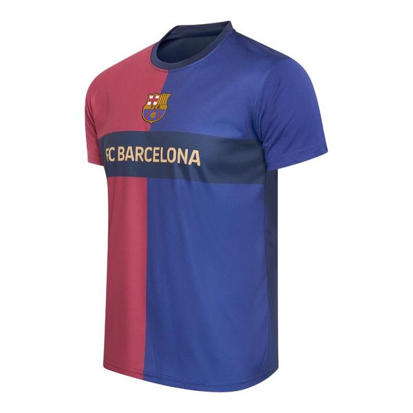 Koszulka piłkarska dla dorosłych FC Barcelona Home 24/25. Czarne bluzki FC BARCELONA, xl, bez wzorów, sportowe, bez kołnierzyka, bez ramiączek. W wyprzedaży za 118,50 zł.