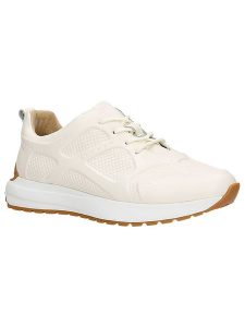 Wojas Skórzane sneakersy w kolorze kremowym rozmiar: 37. Brązowe trampki Wojas, bez wzorów, ze skóry, bez zapięcia. Za 276,71 zł.