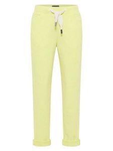 ELBSAND Spodnie dresowe "Brinja" w kolorze zielonym rozmiar: M. Zielone spodnie dresowe ELBSAND, m, bez wzorów, z dresówki. Za 158,84 zł.