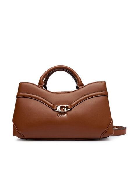 Guess Torebka Dea HWBG79 93060 Brązowy. Brązowe torebki klasyczne Guess, z aplikacjami, ze skóry, bez dodatków. Za 369,99 zł.